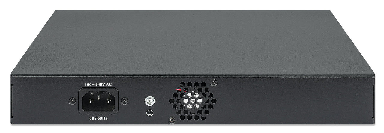 Intellinet 560641 8-Port Gigabit Ethernet PoE+ Switch 1000Mbps IEEE 802.3at Energy Efficient Managed Rackmountable