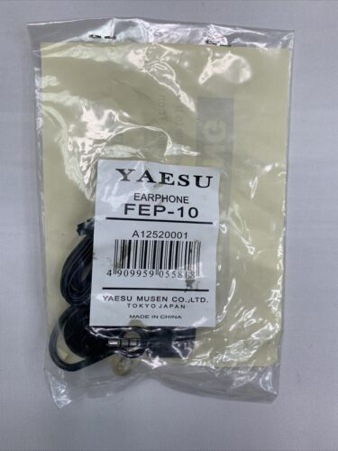 FEP-10 Earpiece Earphone Vertex Standard Yaesu 3.5mm Plug VX-160 VX-180 VX-210