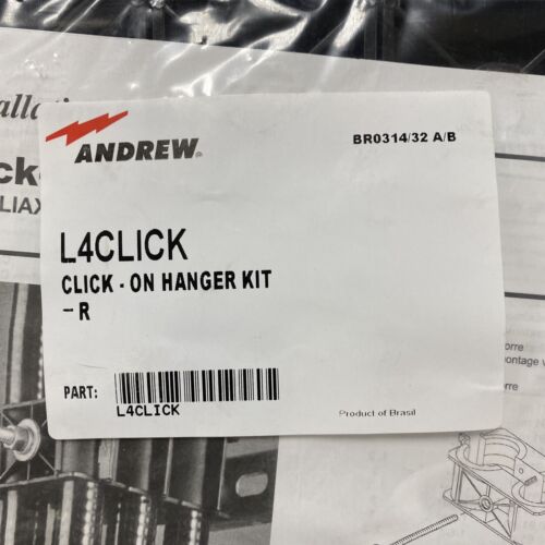 L4CLICK CommScope Double Click-on Hanger for 1/2 in coaxial cable (Bag of 10)