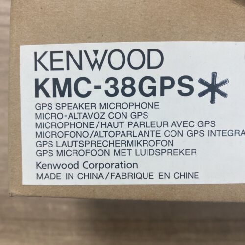 Kenwood KMC-38GPS Noise Canceling GPS Speaker Microphone
