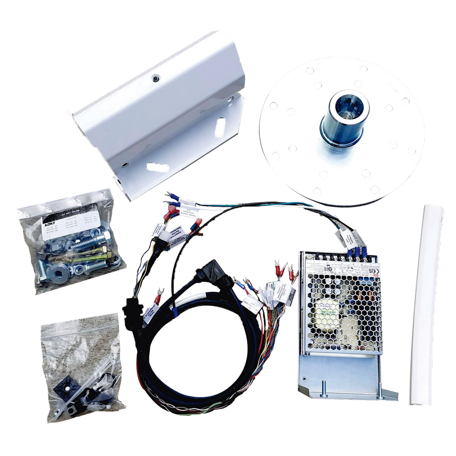 Dks Doorking 1601-235 Aluminum Arm Octagonal Hardware Kit