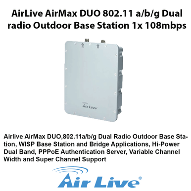 Airlive AirMax DUO Outdoor Hi Power Dual Band Multi Function Base Station