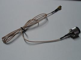 Pigtail RPSMA to N-Male RG178 1M (40 In)