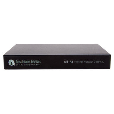 Guest Internet GIS-R2 High-performance Hotspot gateway with 100 Mb/s throughput ideal for restaurants and lodging busines