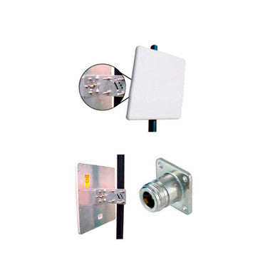 L-Com HG5419P 5.4 GHz 19 dBi Flat Patch Antenna - N-Female Connector