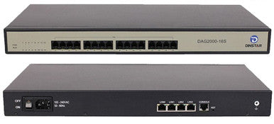 Dinstar 16 Ports FXS Analog VoIP Gateway IPv4 and IPv6 RJ11 ports