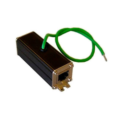 Tycon TP-ESP-1000-POE24 Gigabit Ethernet Surge Protector PoE 24V Shielded RJ45 All Pins Protected EMI Metal Housing