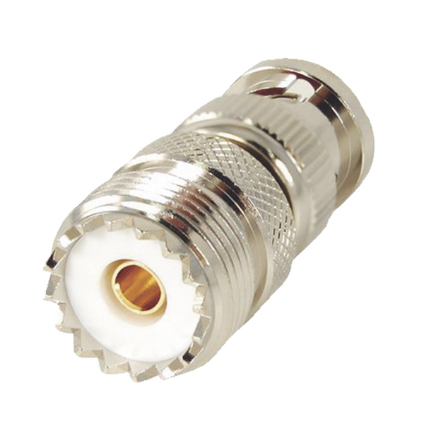 Rf Industries RFB-1136 50 Ohm Line Adapter from BNC Male to UHF Female (SO-239)