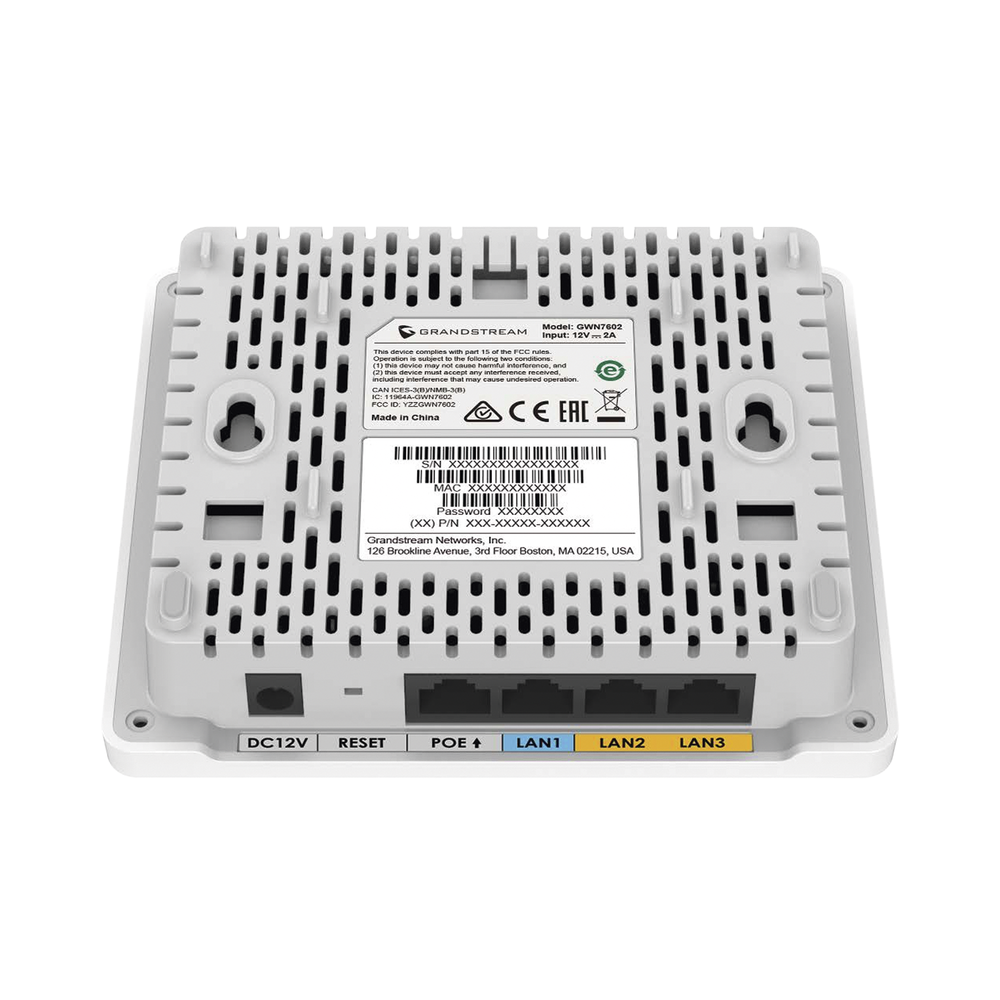 Grandstream GWN7602 Wi-Fi Access Point with Integrated Ethernet Switch 1.17Gbps