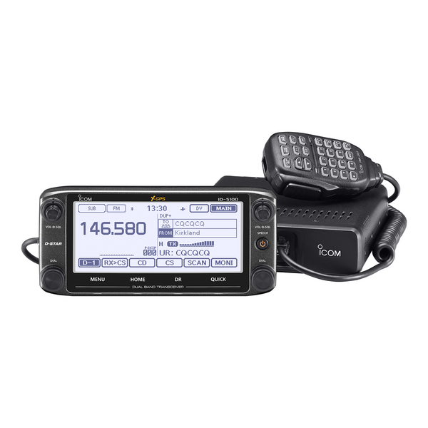Icom ID-5100A Deluxe Touchscreen 2m/70cm, 50W Mobile w/D-STAR/GPS
