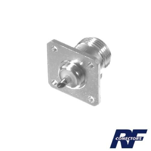 Rf Industries RFN-1021-2 N Female four 18 mm Hole Flange Post Terminal Ext Diele
