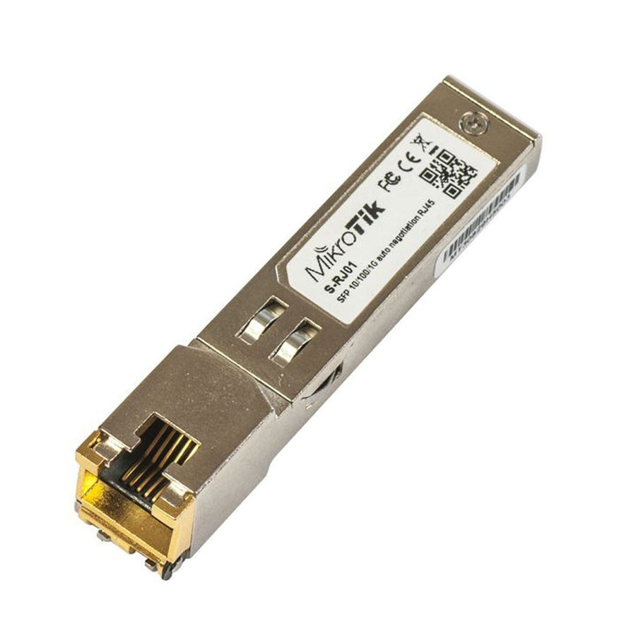 Mikrotik S-RJ01 RJ45 SFP Copper Module Up to 1.25 Gb/s bi-directional