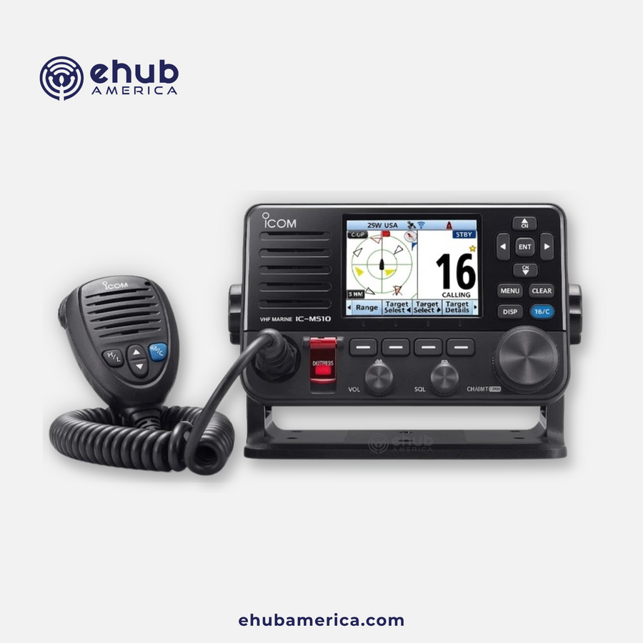 Icom M510 PLUS EVO 51 USA 25W Marine VHF Radio DSC AIS