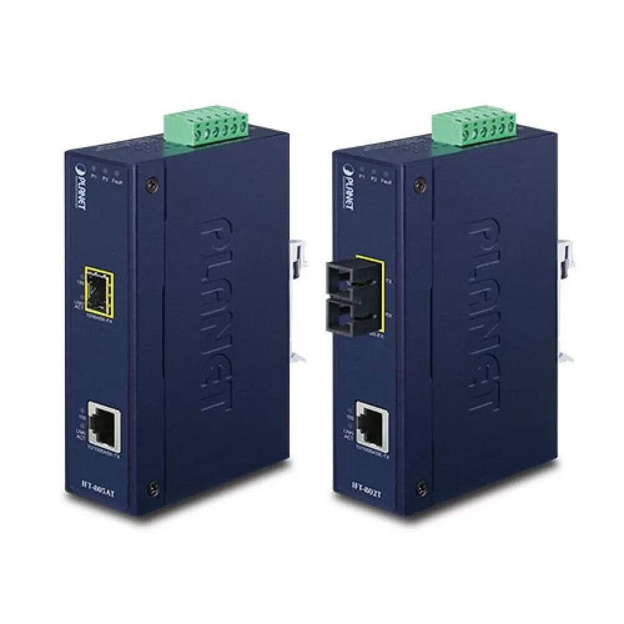 Planet IFT-802T 100Base-FX SC Multi-Mode Media Converter 2km