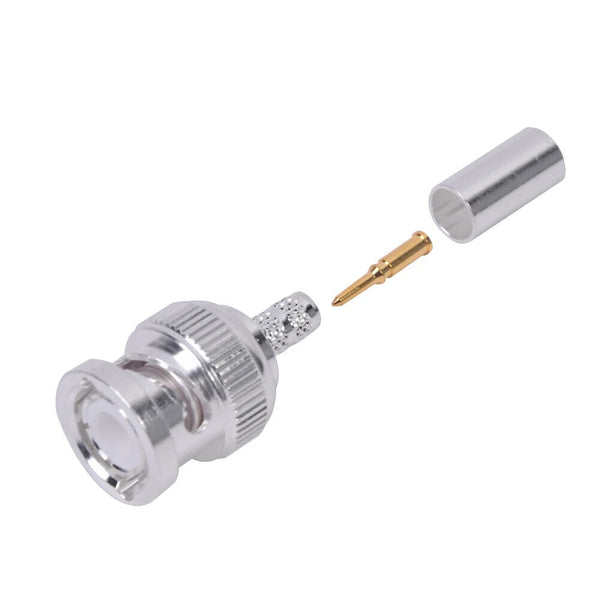 RF Industries RFB-1106-2ST BNC Male Connector on LMR-195 RG-58/U RG-142/U