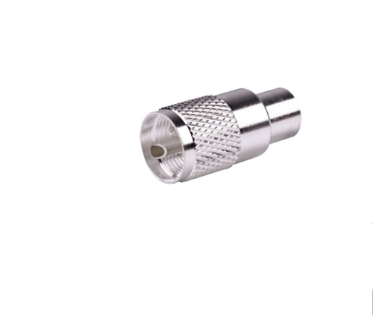 Rf Industries RFU-501 UHF Male Connector PL-259 Coaxial Cables Silver PTFE