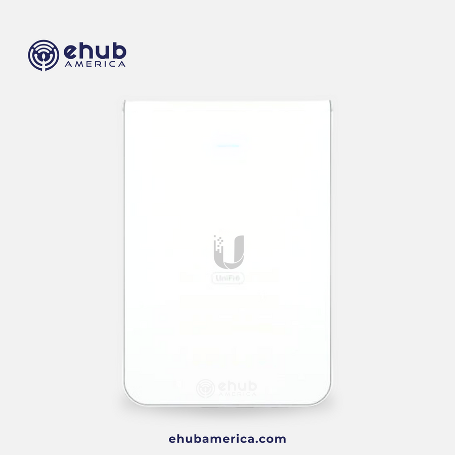 Ubiquiti U6-IW Access Point In-Wall Built-in PoE Switch WiFi 6 2.4/5 GHz