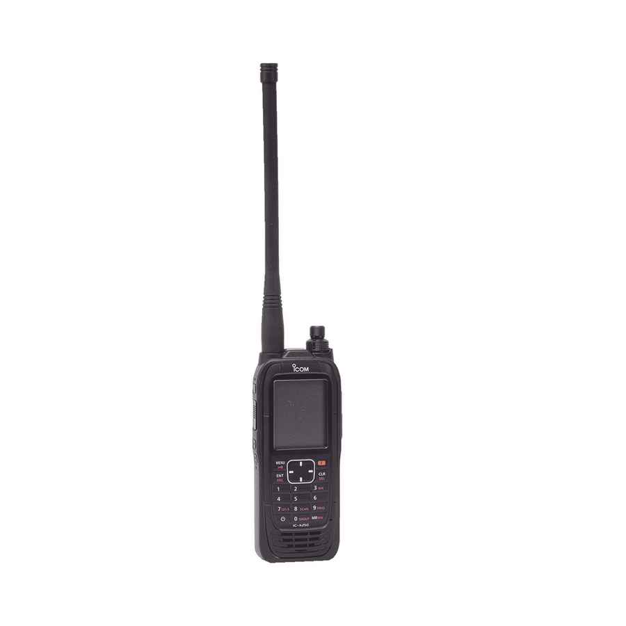 Icom A25C 86 USA IC-A25C VHF Air Band Transceiver LCD Display 2.3 Inches 6W IP57