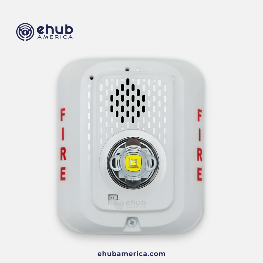 System Sensor P2WLED Horn Strobe 2W White Wall