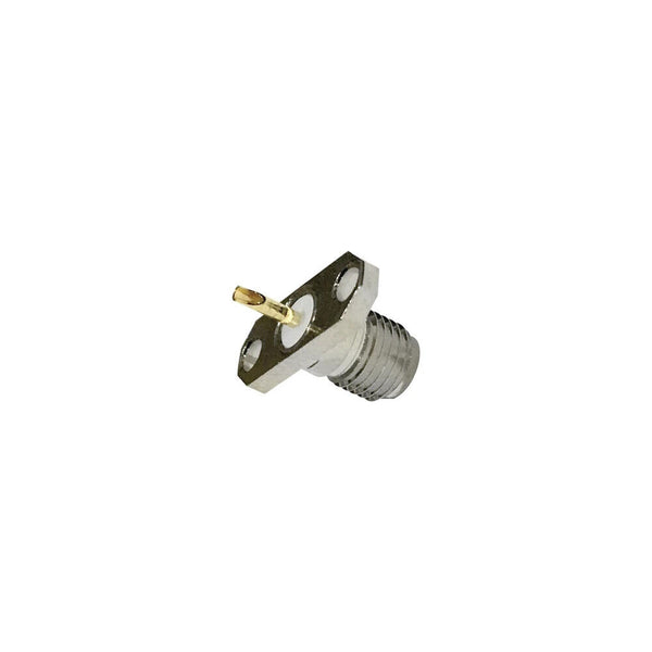 Rf Industries RSA-3261 SMA Female Connector Panel Mount 2 Hole Flange Solder Cup