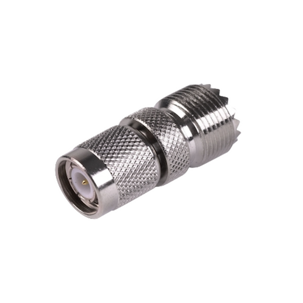 Rf Industries RFT-1235 Straight Adaptor from TNC Male to UHF Female (SO-239)