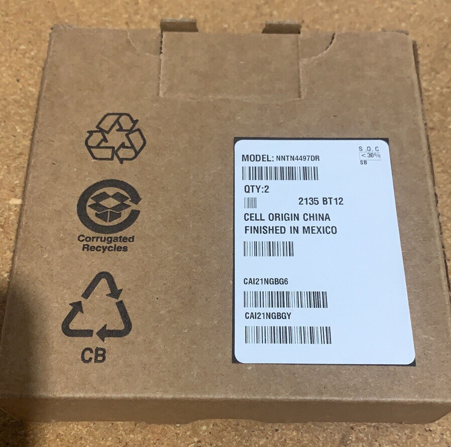 Motorola Battery NNTN4497 For CP200D DEP450 PR400 CP200 Li-ion 2250mAh