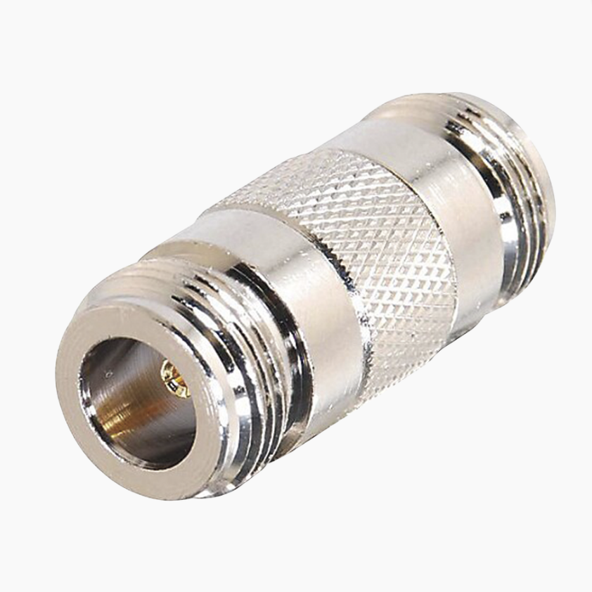 RF Industries RFN-1013-1 N Female Barrel Adapter 50 Ohm PTFE