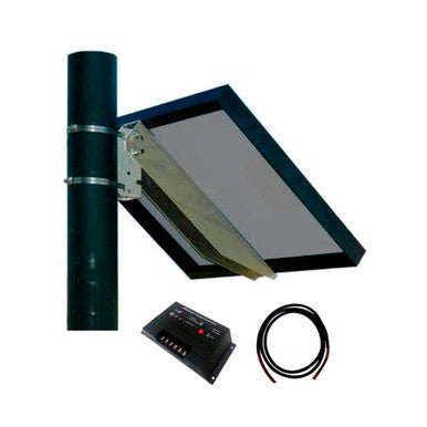 Tycon Solar Kit 30W-Solar Panel. Pole/Wall Mount. Outdoor 12AWG Cable. 24V PWM Charge Controller