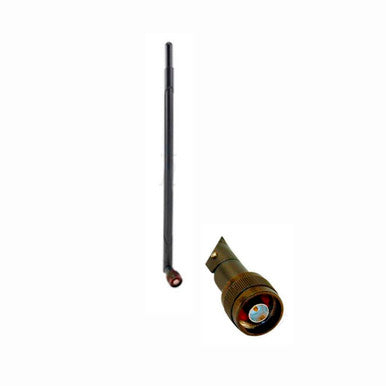L-com HG2407RD-NM 2.4GHz 7dBi Rubber Duck Antenna N-Male connector omnidirectional WiFi antenna