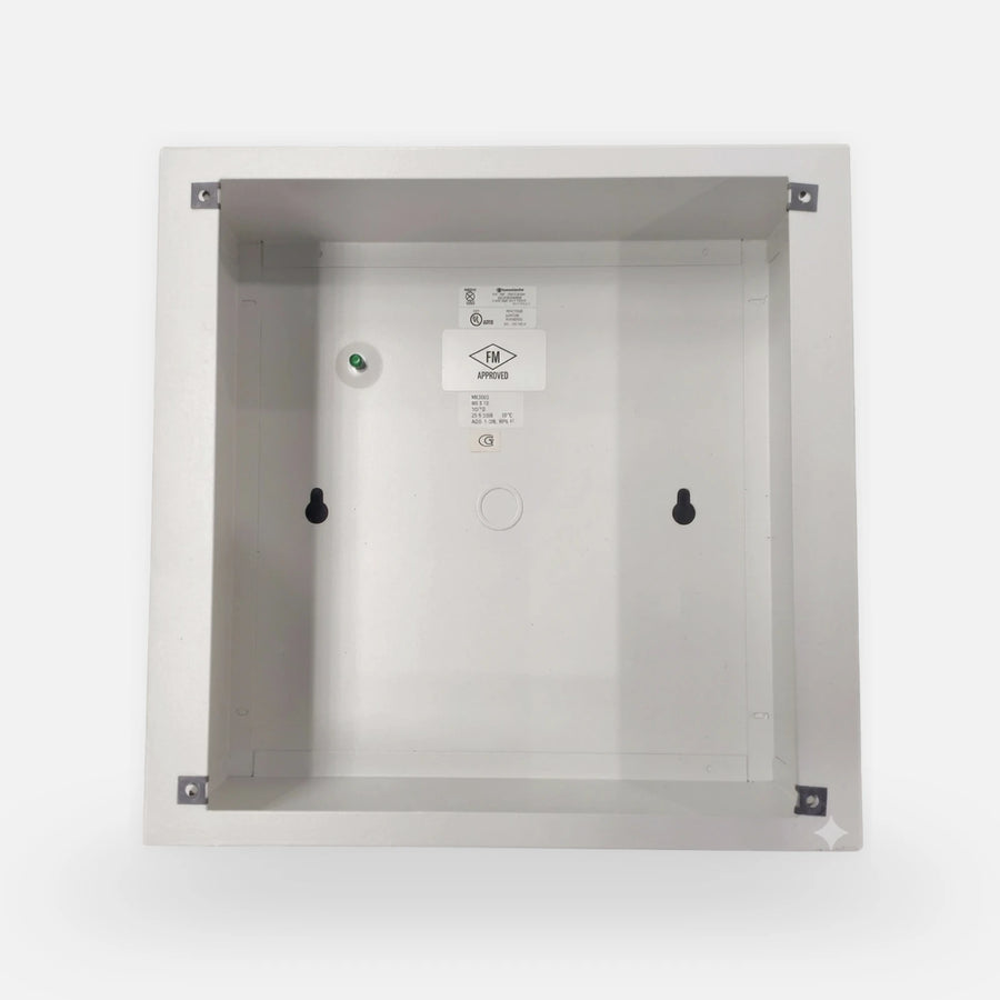 Edwards 960A-8SS 8INCH Backbox-square, Surfmnt, WH