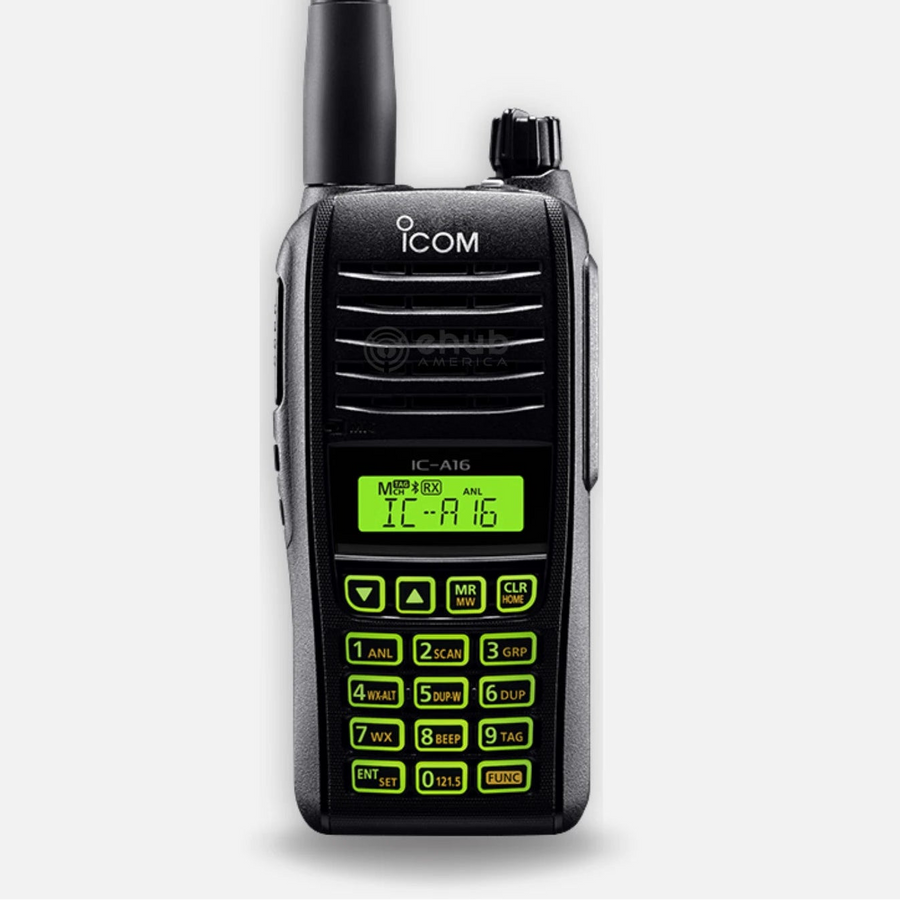 Icom A16 VHF Aviation Air Band Handheld Transceiver IC