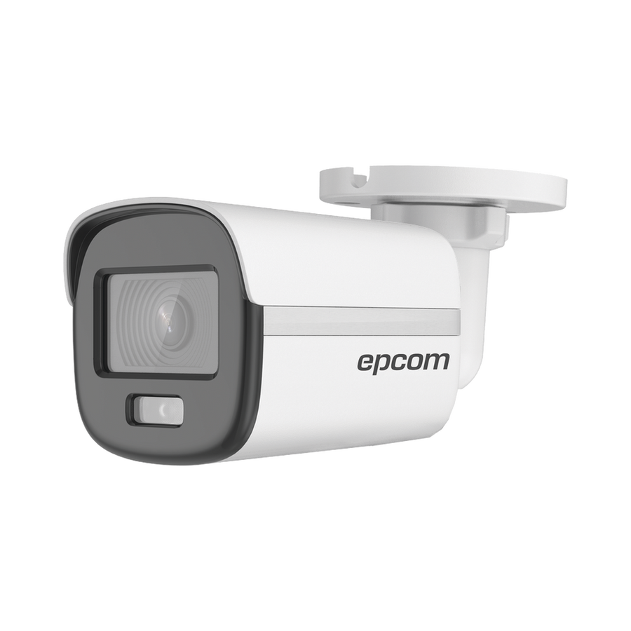 Epcom Professional B3K-TURBO-C Bullet TURBOHD 3K (5MP) / COAXITRON Audio / 24/7 Color Image / 2.8 mm Lens / White Light 20 m / Outdoor IP67