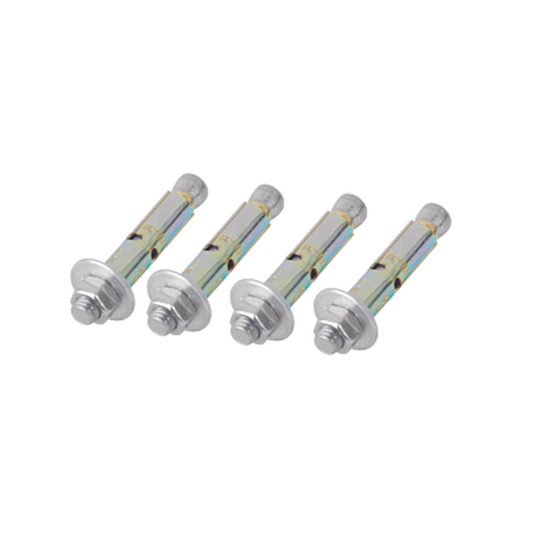 Linkedpro BARREN-ANCLA 4-Piece Kit, 3/8" x 3" Expansion Bolts with 1/2" Anchors