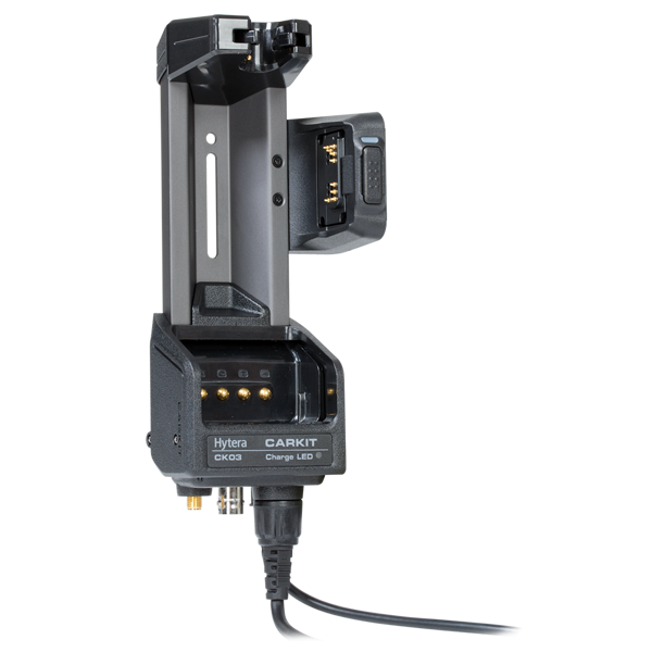 Hytera CK03 Radio Car Kit: Standard Version includes power cable + mounting bracket +RF