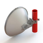 Cambium Networks N800082D009A PTP820E / PTP850E 2' Single Polarization Antenna, 80GHz, RFU-E type and UG387 - Andrew