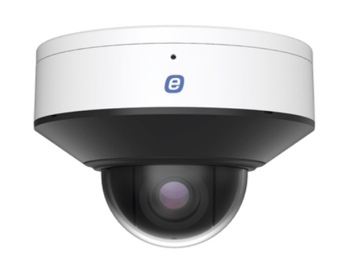Epcom XPTIE34-GEN3 PTZ Mini Dome IP 4 MP 3X Optical Zoom POE 65ft (30m) IR Smart WDR Micro SD Built-in Microphone IP67 IK10 Cloud Video Recording Supports Smart Events Smart-Tracking Palm Size