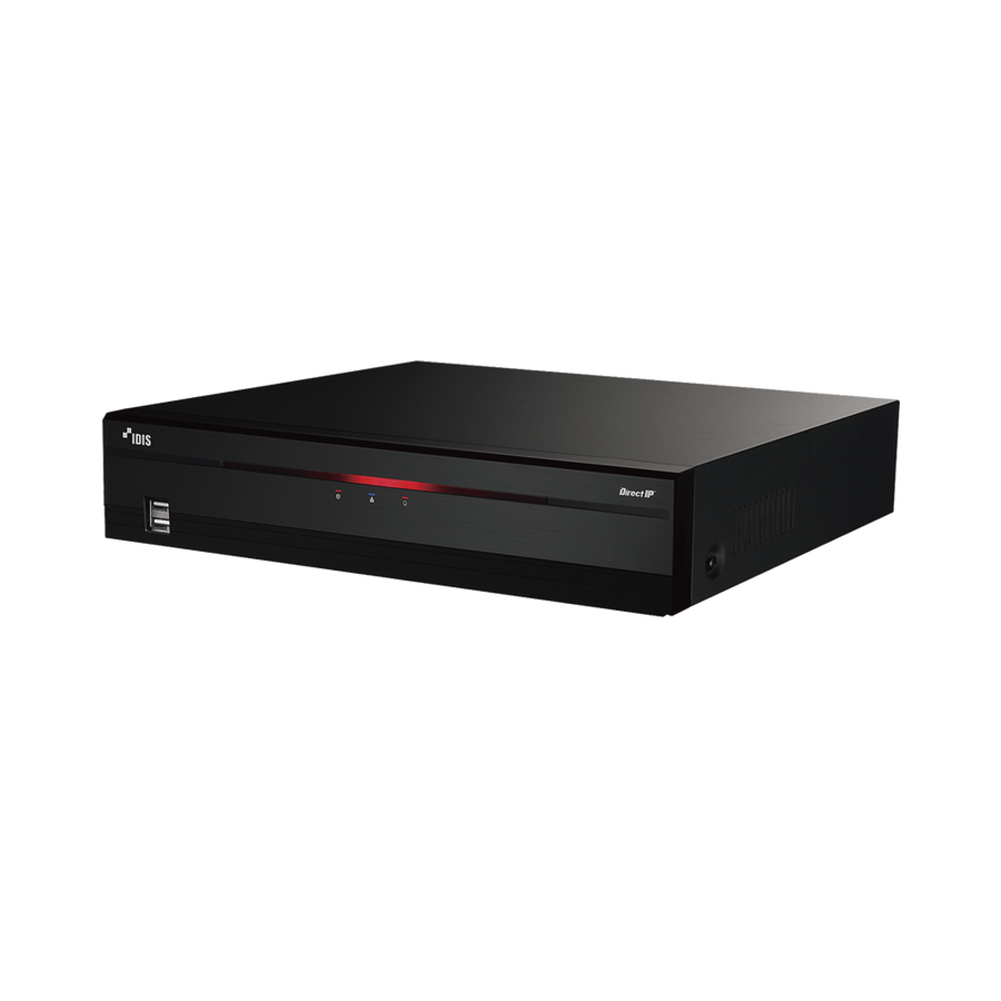 Idis DR-2516P(US) NVR 4K | 8 PoE Ports | 16 IP Channels | NDAA Compliant | Supports FEN