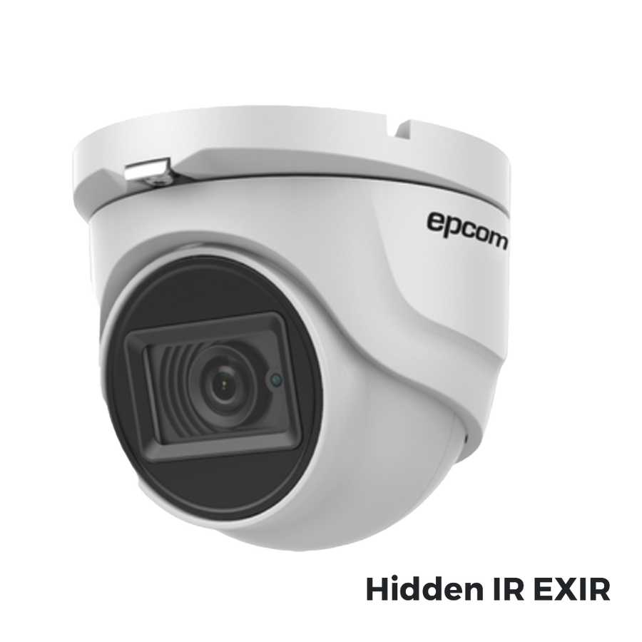 Epcom Professional E4K-TURBO Eyeball 4K TURBOHD / 2.8 mm Lens / IR EXIR up to 30 m / IP67 / 12 VDC / 4 Technologies (TVI / AHD / CVI / CVBS)