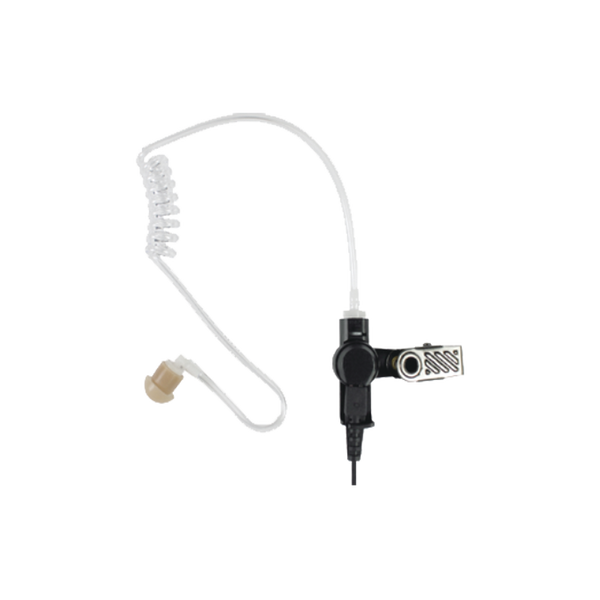 Pryme EH1389X Medium Duty Surveillance Earphone: LISTEN ONLY Acoustic Tube Earphone with NEW TWIST CONNECTOR