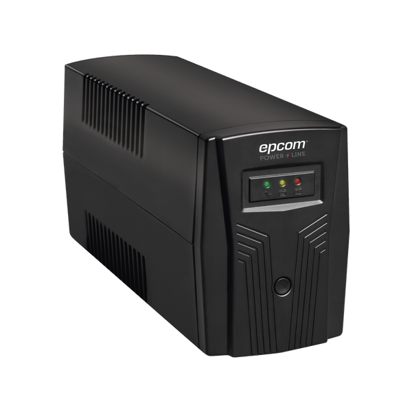 Epcom Powerline EPU500L 500VA/300W UPS With Automatic Voltage Regulation (AVR) / 7 Ah Batetery / 4 NEMA 5-15R Outlets / LED Display