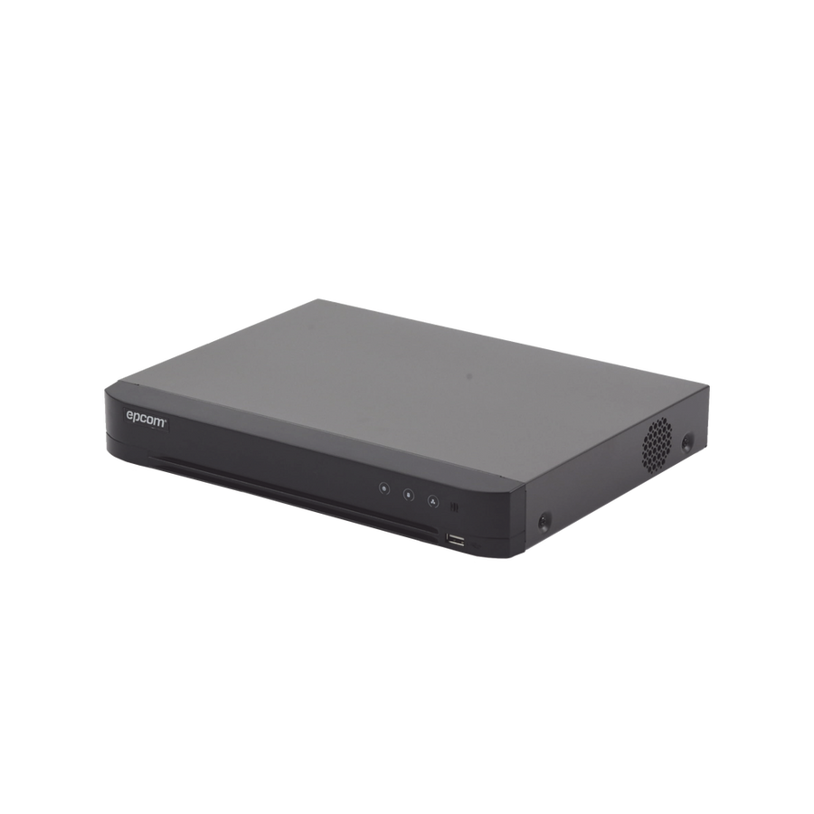 Epcom Professional EV-4004TURBO-D DVR 5 Megapixel / 3K Lite / 4 Channel TURBOHD + 2 IP Channel / 1 Hard Drive Bay / Coaxitron Audio / Avoid False Alarms / Full HD Video Output