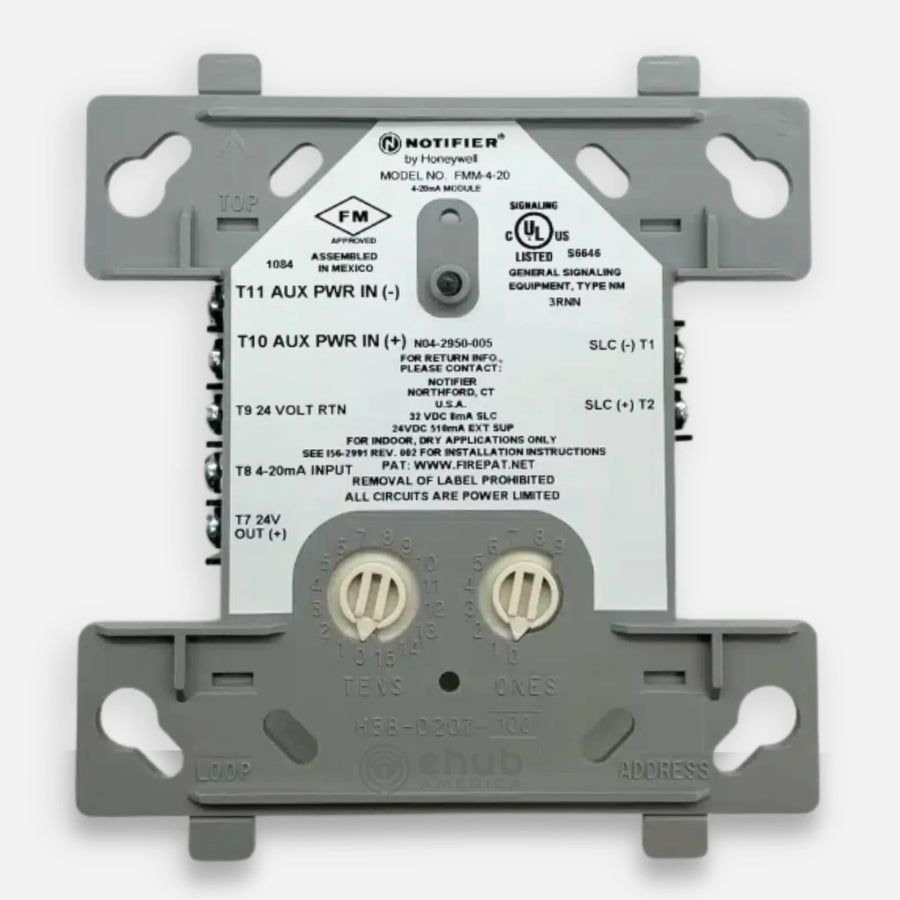 Notifier FMM-4-20 Addressable Module with Flashscan
