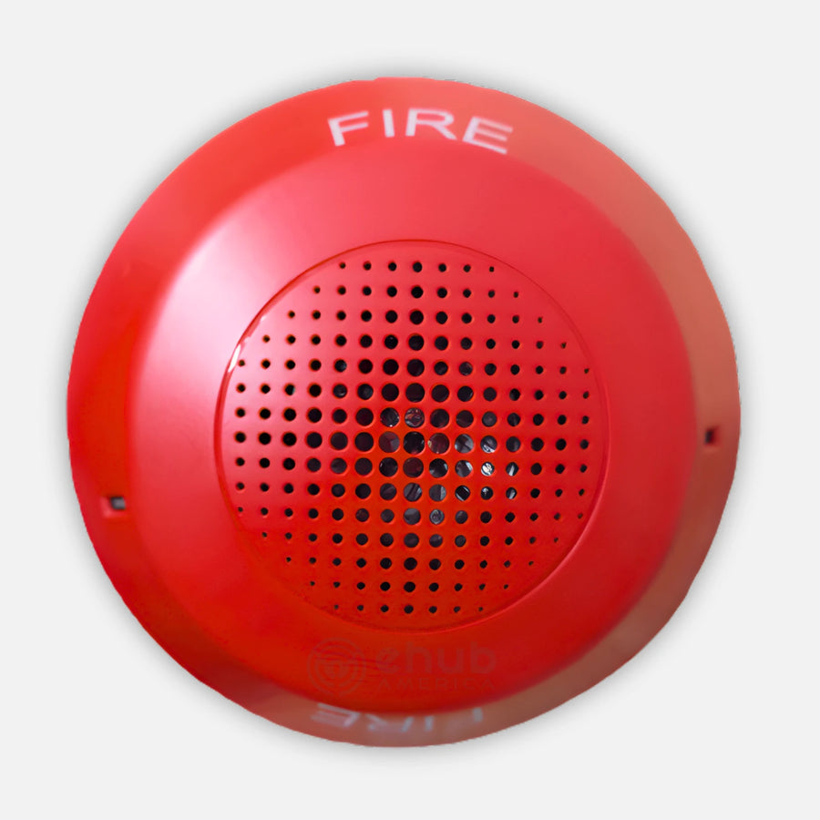 Edwards GCSRF Ceiling Speaker, Red, Fire Marking