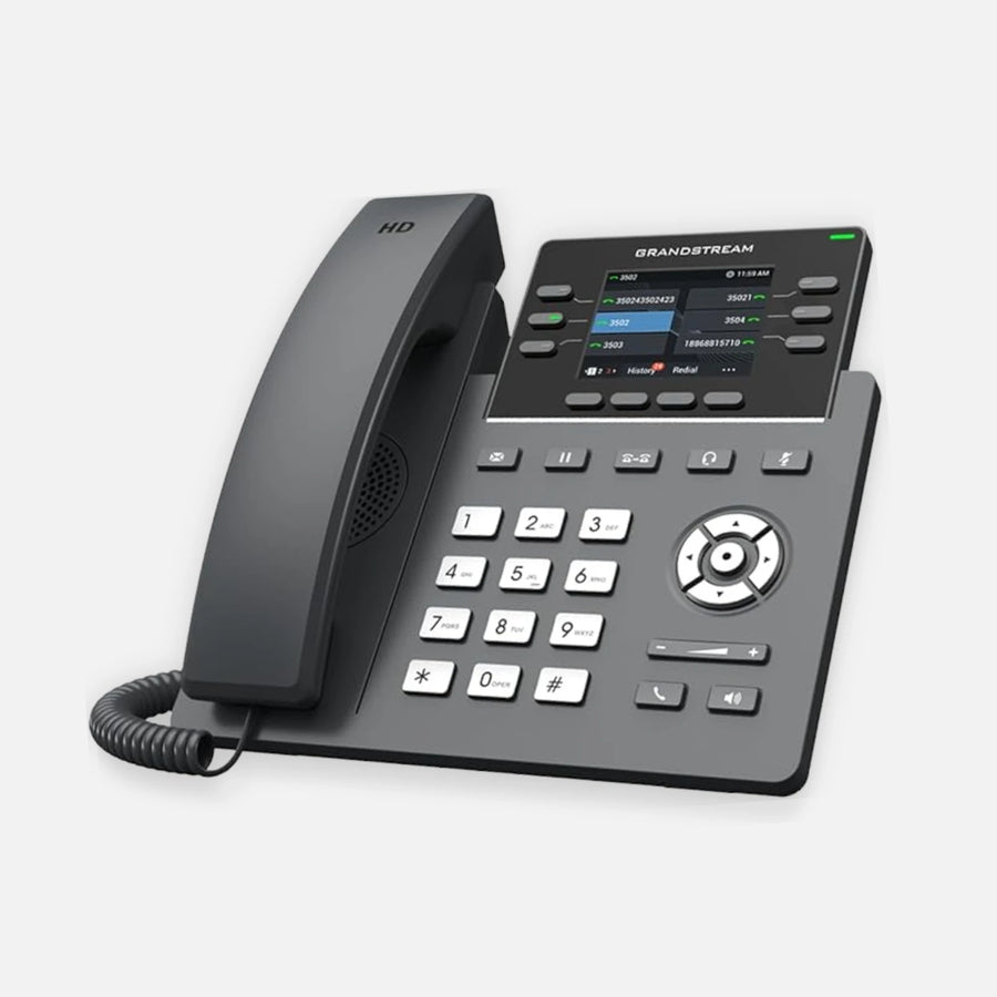 Grandstream GRP2613 3 SIP Carrier-Grade IP Phone PoE Gigabit Color Screen