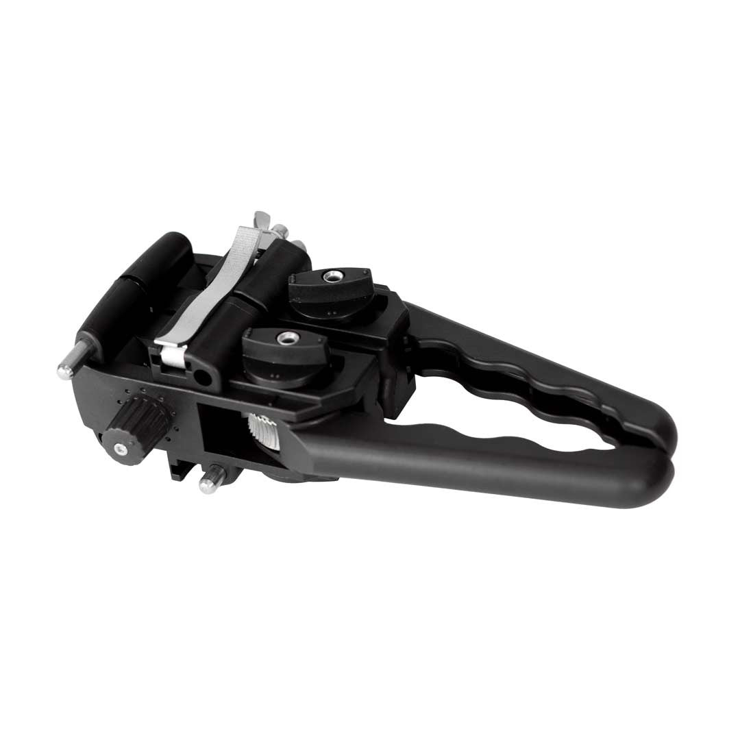 Iuron Across and Longitudinal Fiber Cable Stripper