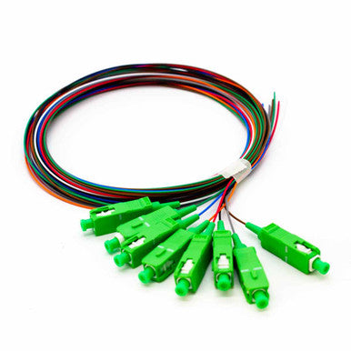 Iuron Fiber Pigtail 8 Core SC/APC Connector 2 meter length