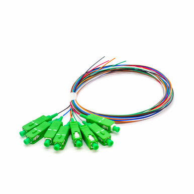 Iuron Fiber Pigtail 8 Core SC/APC Connector 1 meter length