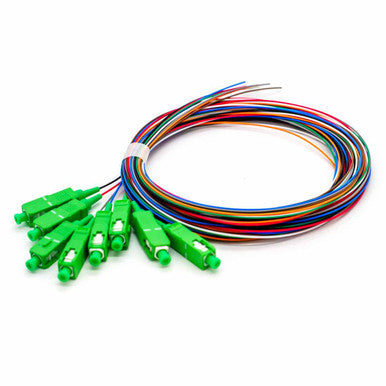 Iuron Fiber Pigtail 8 Core SC/APC Connector 3 meter length