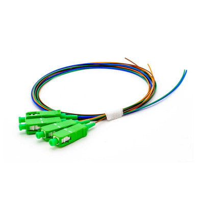 Iuron Fiber Pigtail 4 Core SC/APC Connector 1 meter length