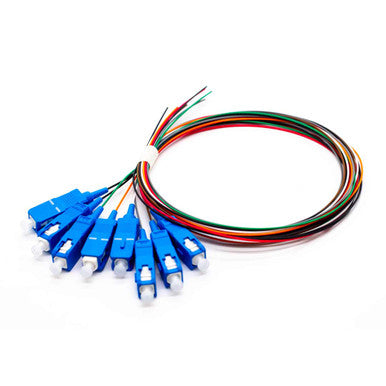 Iuron Fiber Pigtail 8 Core SC/UPC Connector 1 meter length